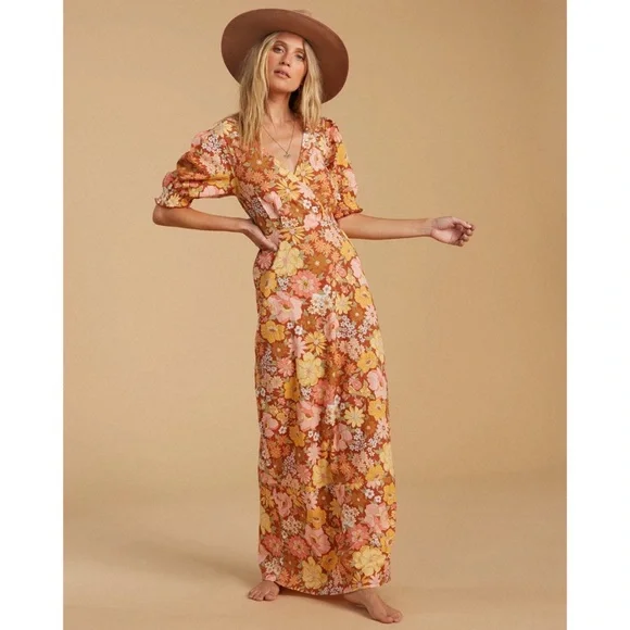Billabong x Salty Blonde Maxi Dress - Picture 4 of 9